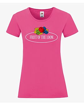Fruit Of The Loom חולצת T Vintage Logo נשים