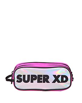 קלמר Super XD שני תאים #4 ורוד