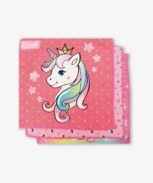 סט 3 מפיות אוכל Unicorn