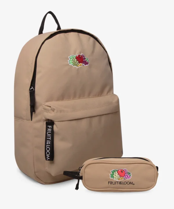 סט תיק קלמר Fruit Of The Loom Apple בז'